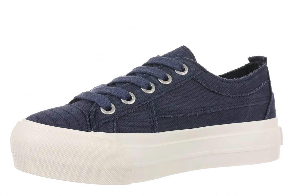 NEW BLOWFISH women's sadie floral tennis shoes in blue